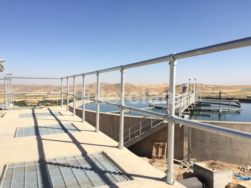 Safety Balustrades for Water Treatment Works Kurdistan